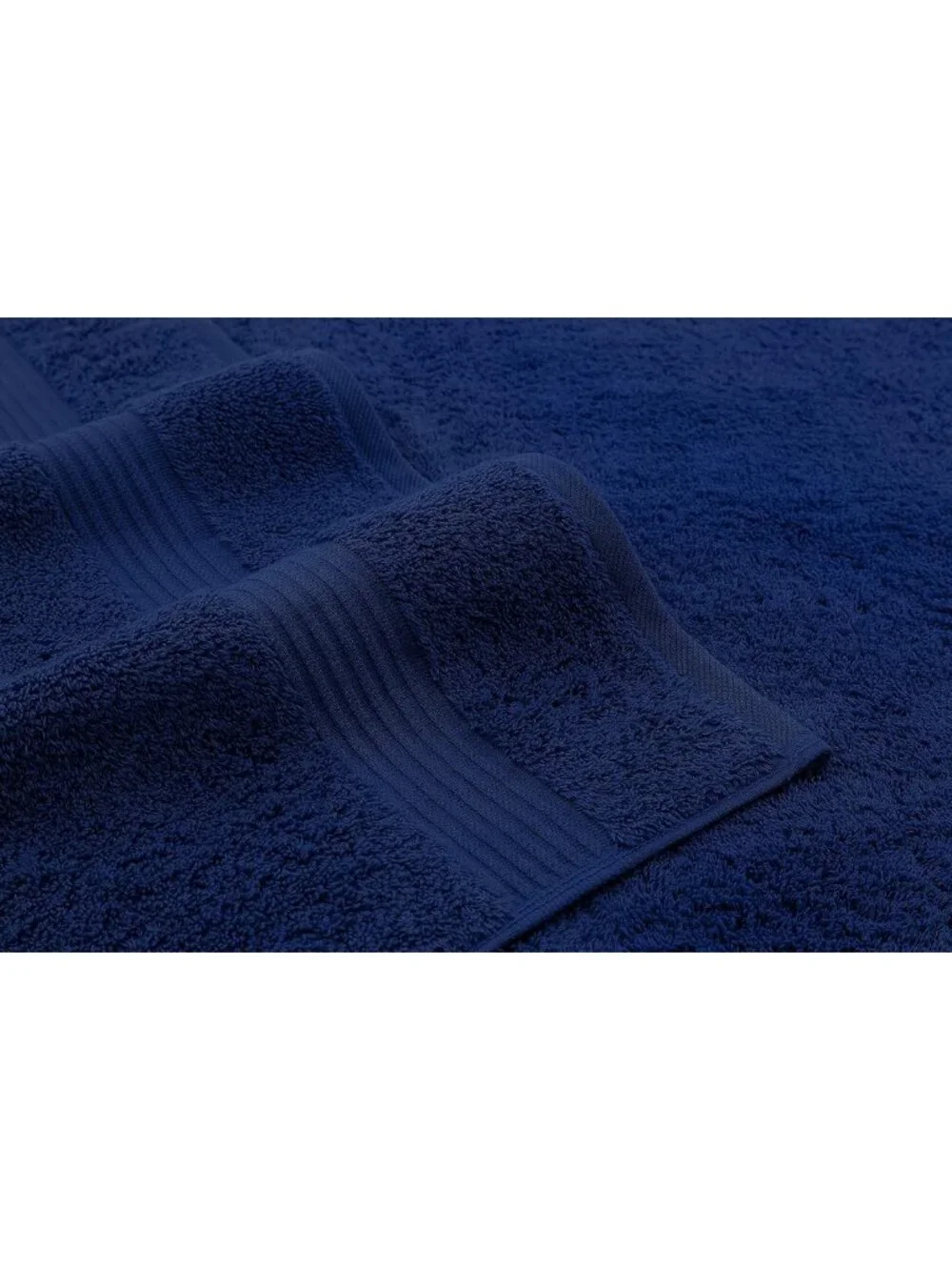 Set of 4 Soft 100% Cotton Turkish Hand Towels - Navy Blue Bathroom Essentials